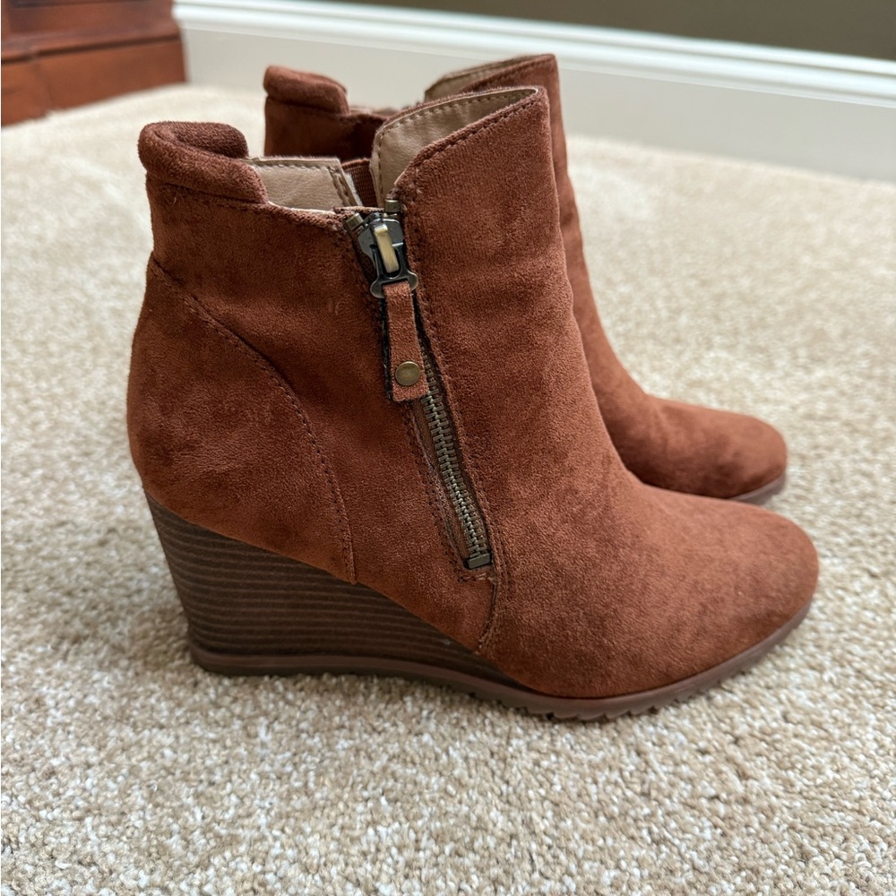SOUL Naturalizer Haley Women's Wedge Booties, 7.5M